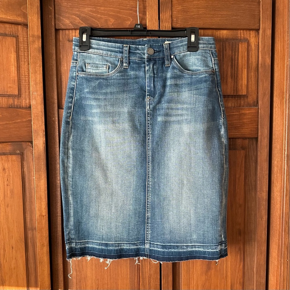 BlankNYC Denim Midi Skirt